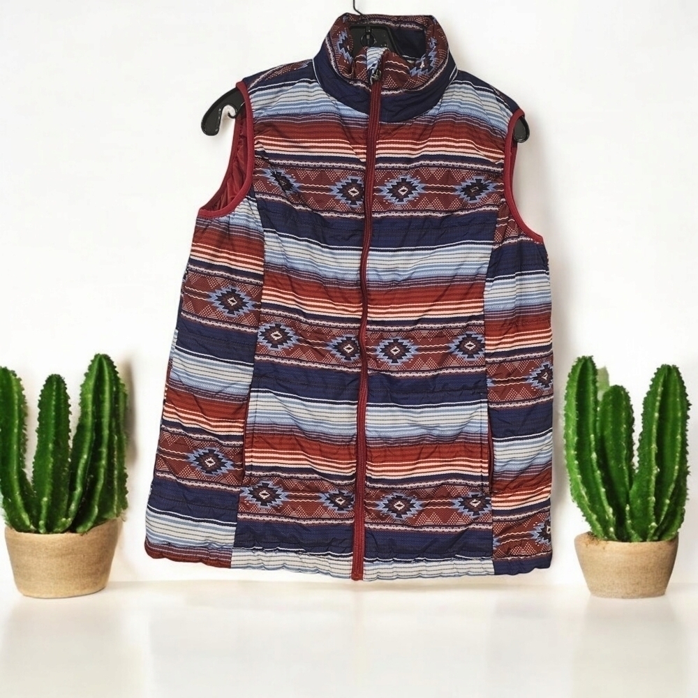 CHEEKYS ORIGINS 7Serepe Zip Up Vest sz M
